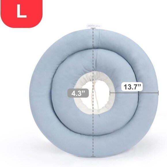 POP DUCK Soft Dog Cones: Comfortable Alternative Adjustable for Perfect Fit - Picture 2 of 7